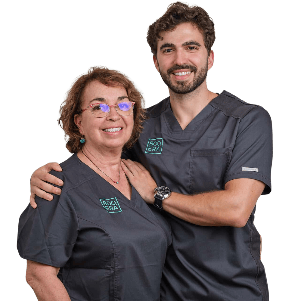 La Dra. Montse Boquera y el Dr. Pau Galbán Boquera